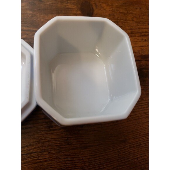 Ashibi Japan Porcelain Trinket Jewelry Box Lid Floral Blue White Vintage Small - Picture 9 of 11